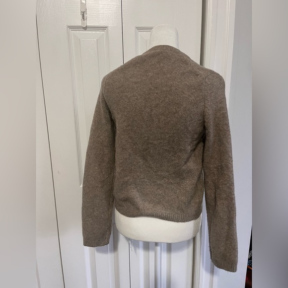 Abercrombie & Fitch Tie Cardigan Brown XXS - Picture 4 of 4